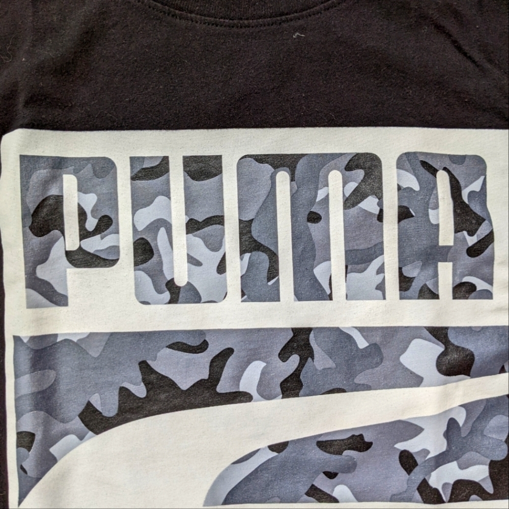 Puma men's black t-shirt size L - Picture 2 of 7